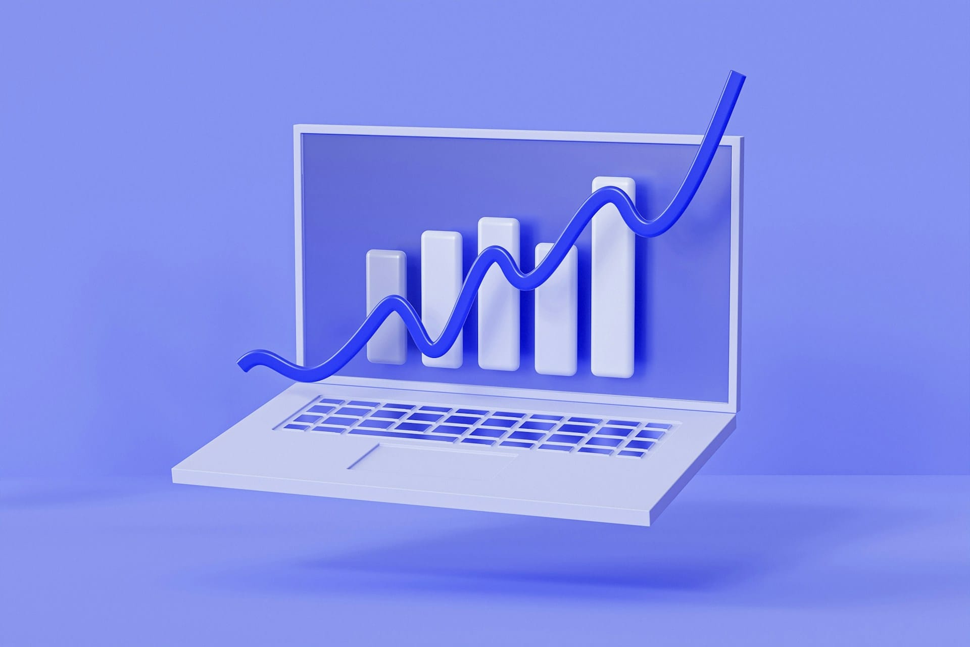 3D Graph in Purple