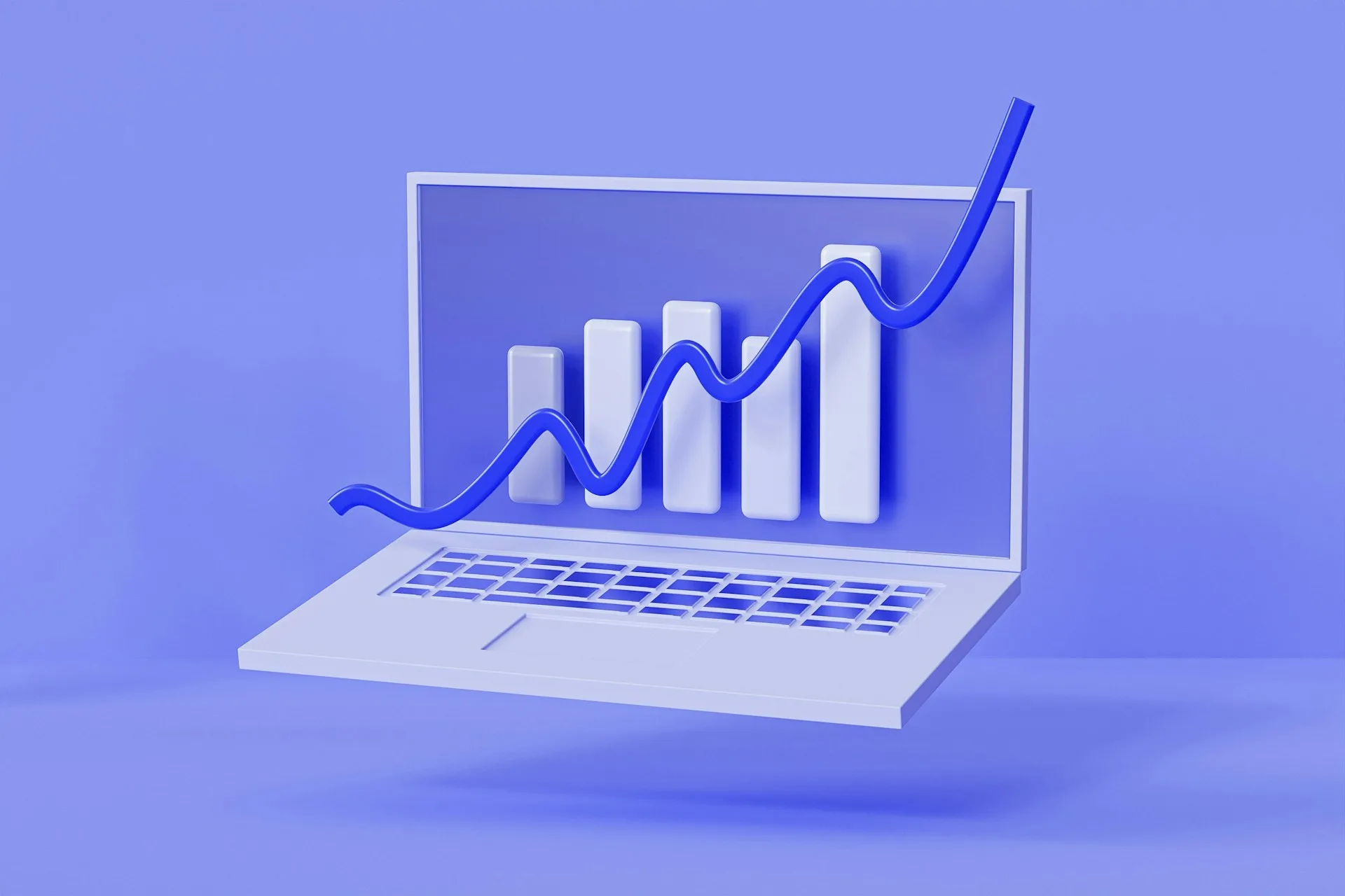 3D Graph in Purple